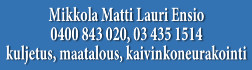 Mikkola Matti Lauri Ensio logo